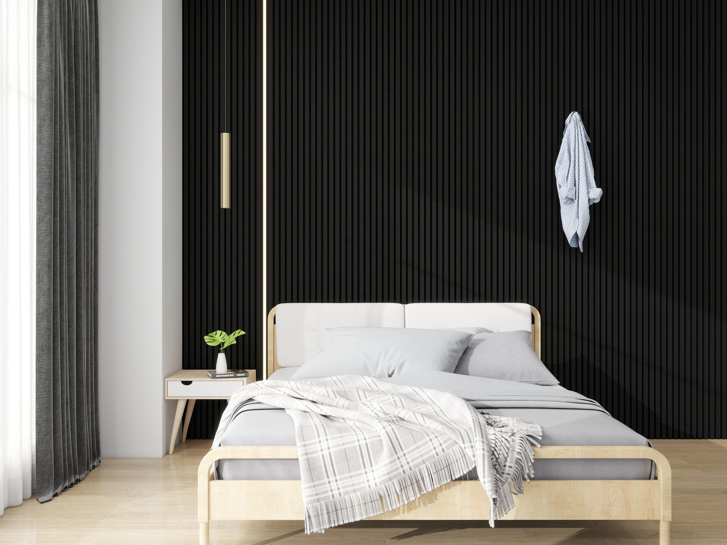 Svart Akustikpanel Premium