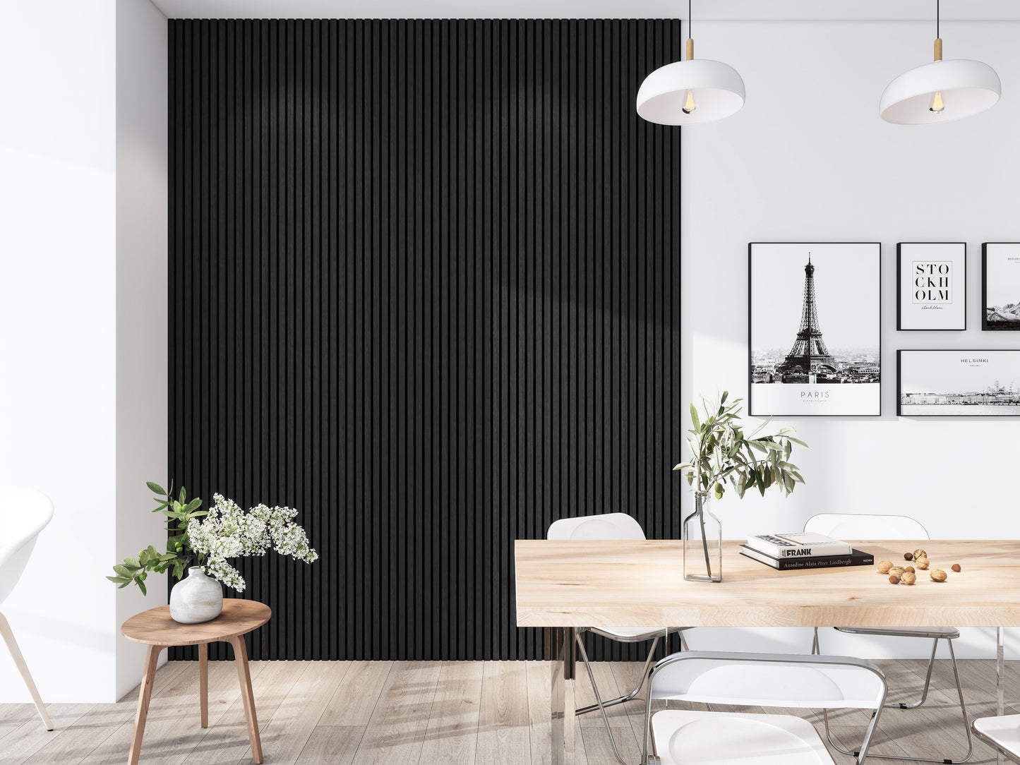 Svart Akustikpanel Premium